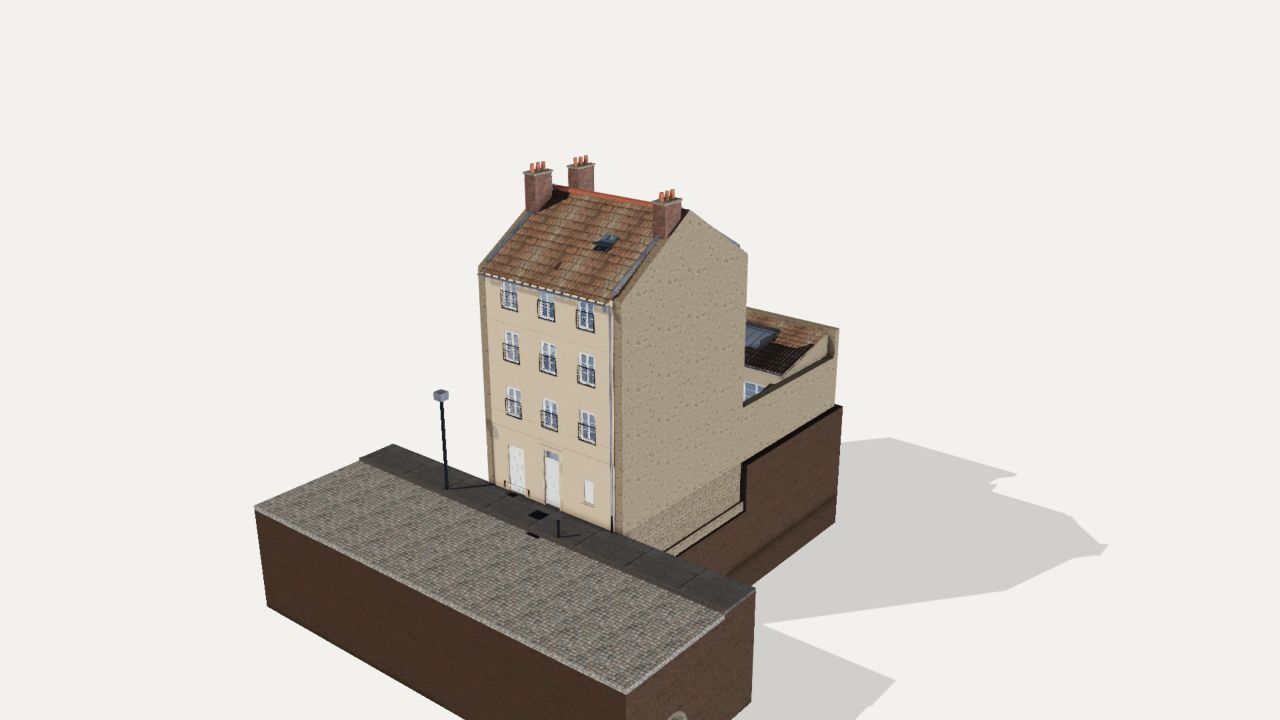 Modèle 3D : Le faubourien